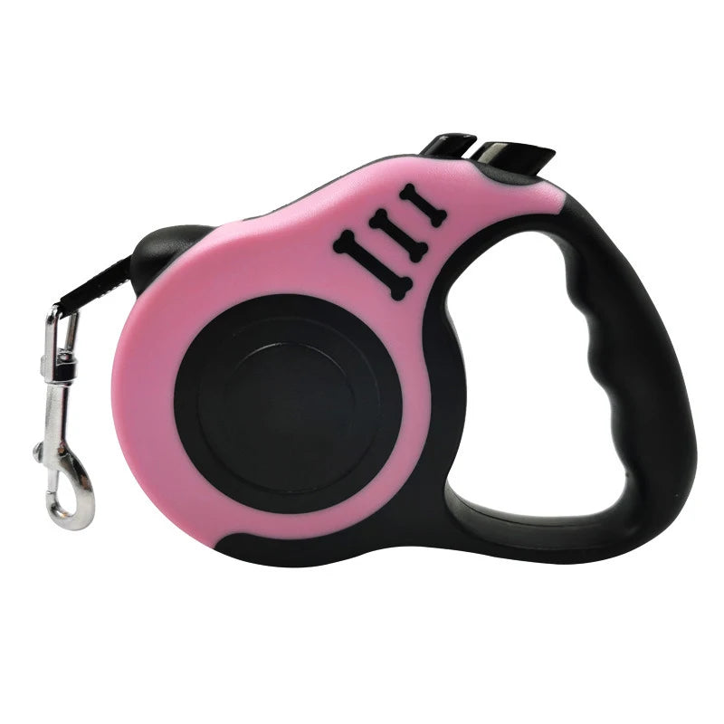 3m 5m Dog Leash for Small Dogs Cat Automatic Retractable Durable Nylon Lead Puppy Outdoor Travel Walking Hiking Traction Rope luxecrown.co.uk