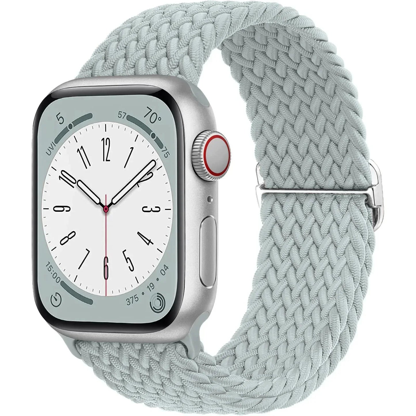 Braided Loop Strap For Apple Watch Band 42/46mm 45/41mm 38/40mm 44mm 49mm Nylon Solo Bracelet iWatch series 10 9 se 8 7 6 Ultra2 luxecrown.co.uk