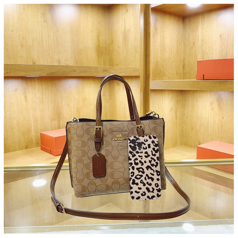 French Printed Bag 2026 New European and American Retro Luxury Fashion Casual Tote Bag Versatile Shoulder Bag Crossbody Bag luxecrown.co.uk