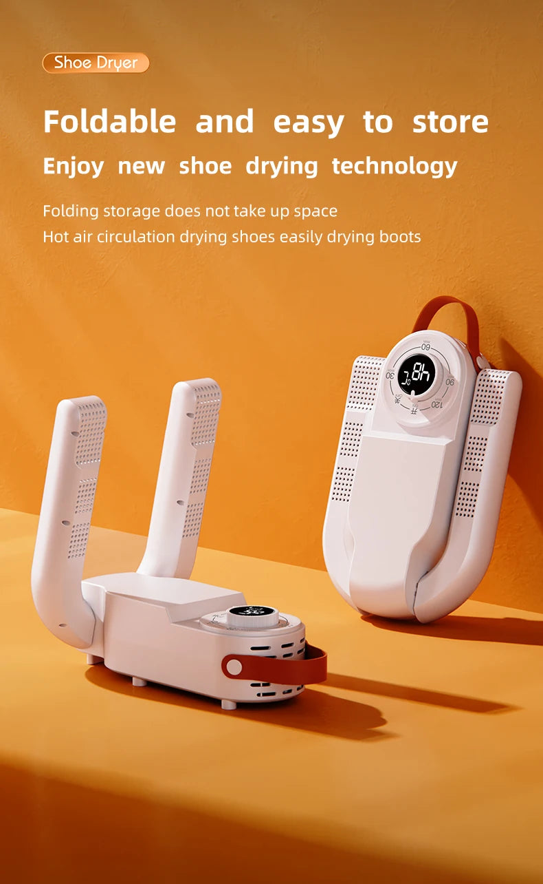 Intelligent Timer Shoe Dryer Telescopic Adjustable Dryer Quick Drying Deodorizing Sterilizing Shoe Dryer