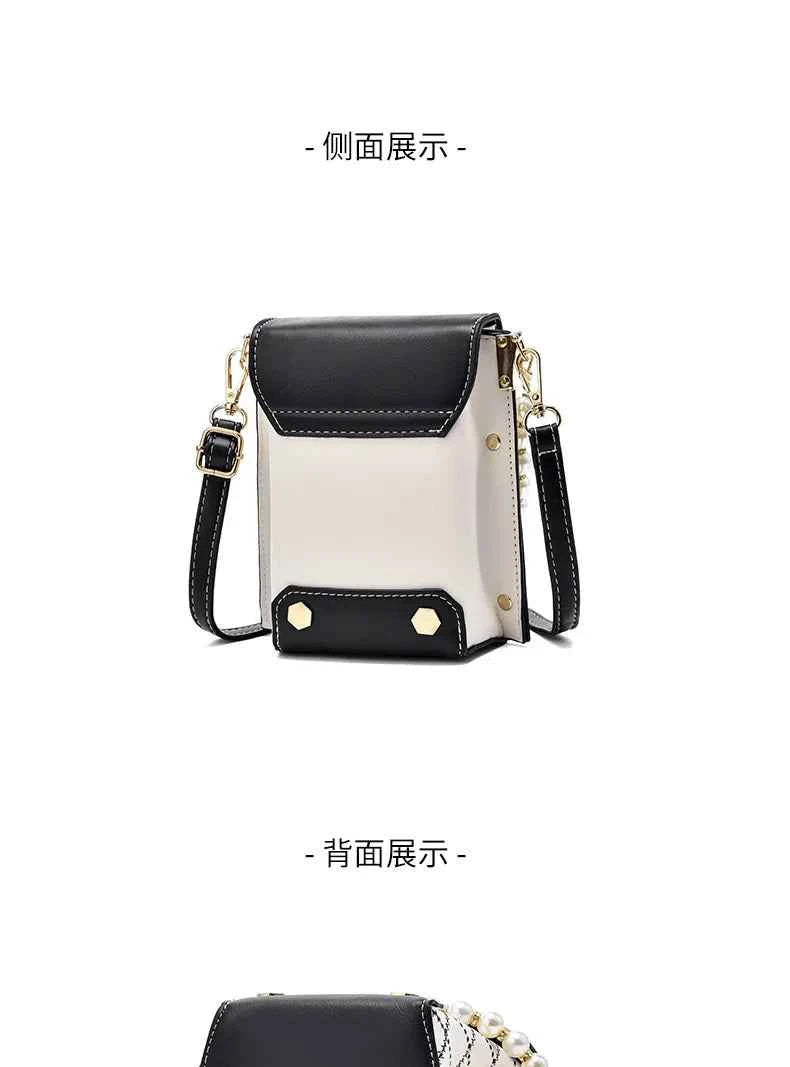 New Autumn PU Leather Women's Handbag Cell Phone Wallet Fashion Portable Shoulder Bag Hundred Simple Mini Small Bag Bolso Mujer