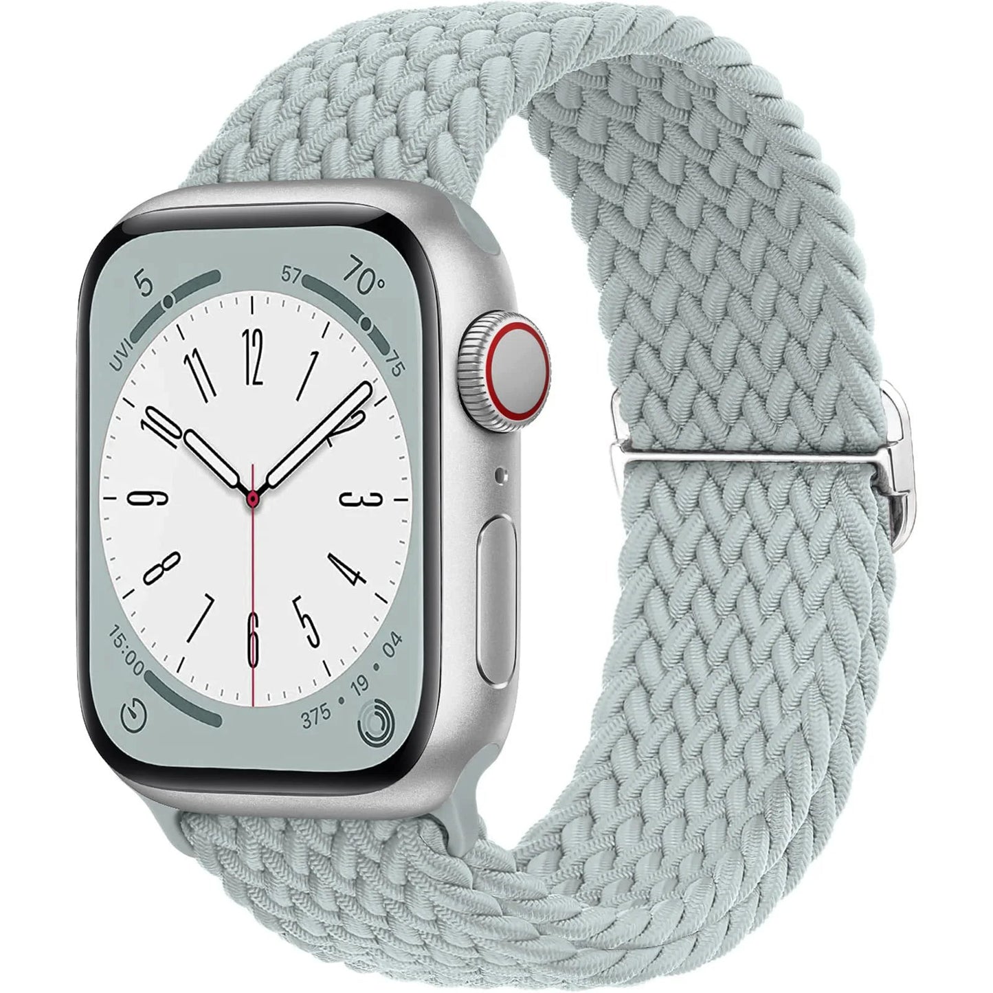 Braided Solo Loop Strap For Apple watch band 44mm 40mm 49mm 45mm 41mm Elastic Nylon bracelet iWatch series 8 3 se 6 7 Ultra 2 9 luxecrown.co.uk