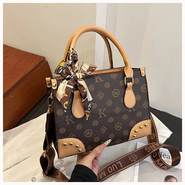 Trendy Designer Square Satchels For Women Textured Original Retro Diaper Bag Crossbody Shoulder Bag Effortlessly Stylish luxecrown.co.uk