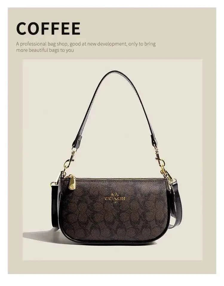 Elegant Women's Underarm Bag Hot Popular Ladies Shoulder Bag PU Leather Luxury Handbag Ladies Bag Designer Crossbody Bag