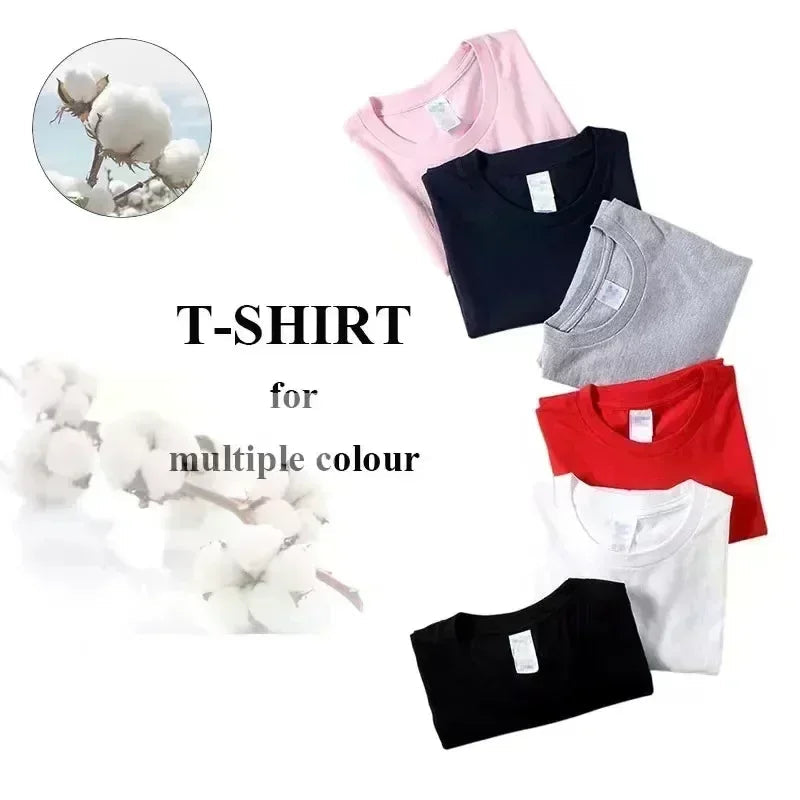 Summer 2026 Luxury and Versatile Short-sleeved Pure Cotton Breathable Men's and Women's Printed T-shirts with Printed Patterns luxecrown.co.uk