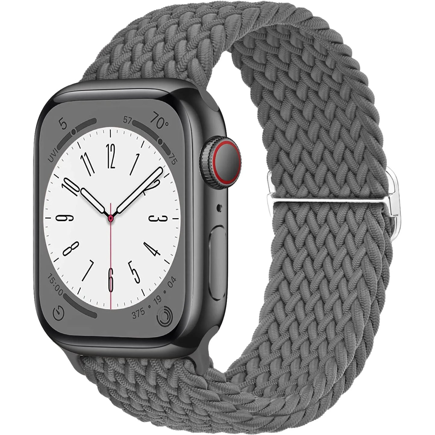 Braided Solo Loop Strap For Apple watch band 44mm 40mm 49mm 45mm 41mm Elastic Nylon bracelet iWatch series 8 3 se 6 7 Ultra 2 9 luxecrown.co.uk
