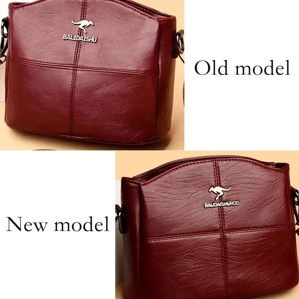 Luxury Handbag Fashion Print Large Capacity Soft Leather Women Shoulder Crossbody Bag Leisure Designer Ladies Purses and Handbag luxecrown.co.uk