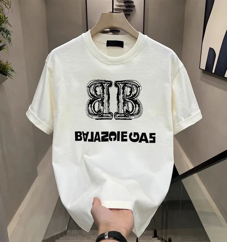 Hot Selling Loose and Comfortable Cotton T-shirts  Luxurious and Fashionable for Both Men and Women in Summer Streetsharks