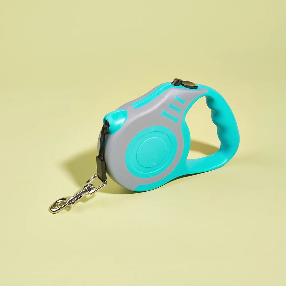 3m 5m Dog Leash for Small Dogs Cat Automatic Retractable Durable Nylon Lead Puppy Outdoor Travel Walking Hiking Traction Rope luxecrown.co.uk