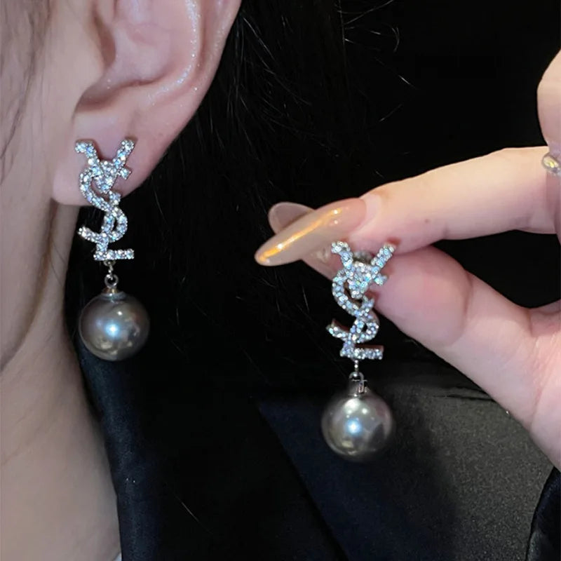 Luxury Brand Gold Color Matte Texture Metal Retro Earrings For Women Girls Fashion Party Trend Party Jewelry Gifts Earrings 2024 Streetsharks