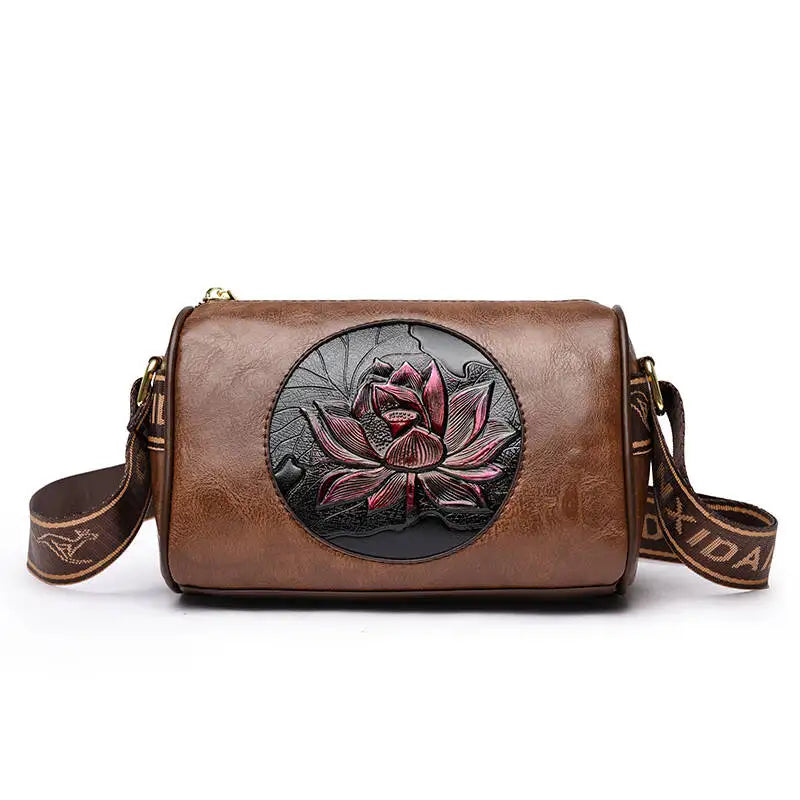 Luxury Handbag Fashion Print Large Capacity Soft Leather Women Shoulder Crossbody Bag Leisure Designer Ladies Purses and Handbag luxecrown.co.uk