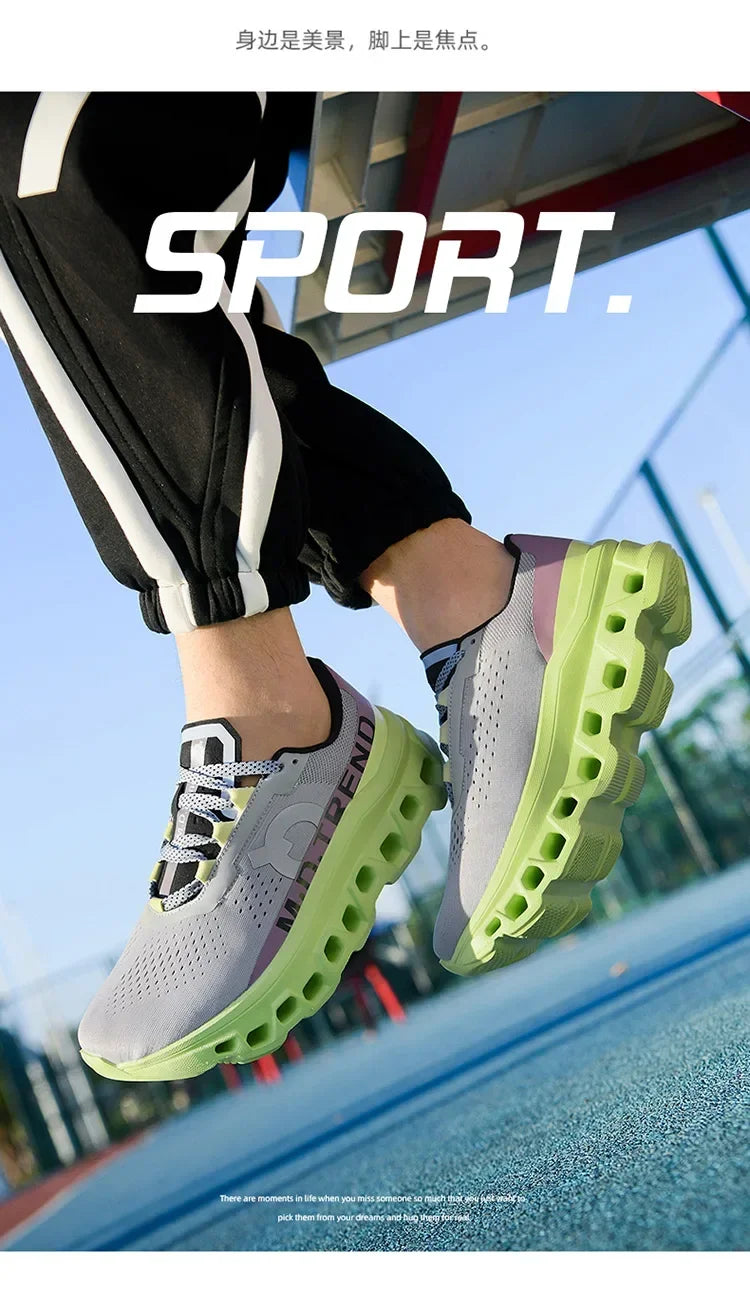 Men Sports Shoes Luxury Casual Sneakers Mesh Running Shoes Summer Lightweight Platform Fashion Basketball Walking Shoes for Men luxecrown.co.uk