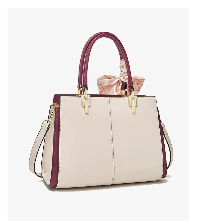 FOXER Split Leather 2026 New Large Tote Handbag Women's Shoulder Bag Chinese Classic Embroidery Best Gift for Mom luxecrown.co.uk