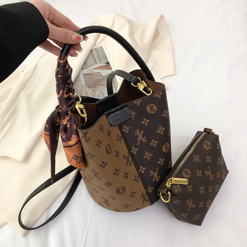 Advanced fashion bag for women 2025 new casual women's bag, large capacity bucket bag, shoulder bag, diagonal cross bag luxecrown.co.uk