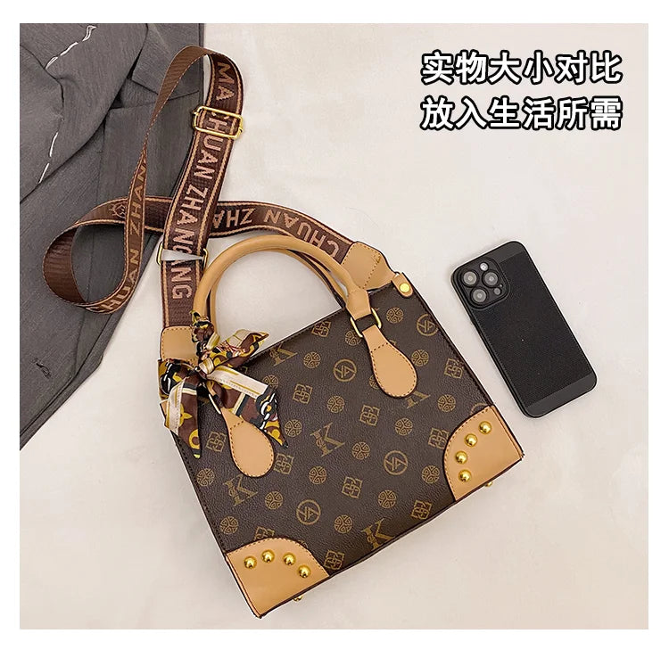 Trendy Designer Square Satchels For Women Textured Original Retro Diaper Bag Crossbody Shoulder Bag Effortlessly Stylish luxecrown.co.uk