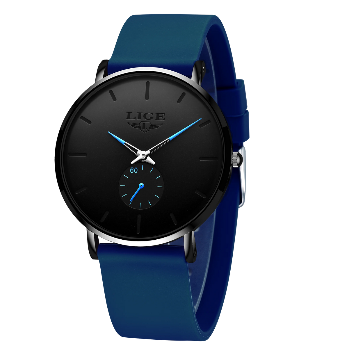 LIGE New Fashion Mens Watches Top Brand Luxury Sport Waterproof Simple Ultra-Thin Watches Men Quartz Clock Relogio Masculino+Box luxecrown.co.uk