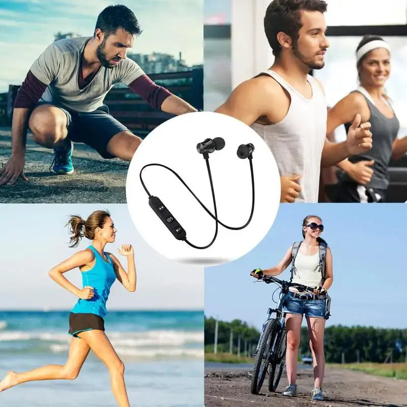 S8 Bluetooth Magnet Neckband Wireless Sports Earphone Headphones Headset Differeent Color For IPhone Samsung Huawei Xiaomi Streetsharks