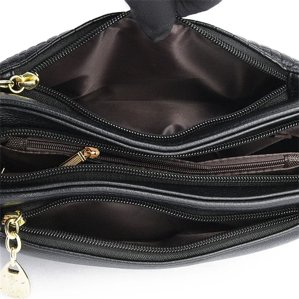 Luxury Handbag Fashion Print Large Capacity Soft Leather Women Shoulder Crossbody Bag Leisure Designer Ladies Purses and Handbag luxecrown.co.uk