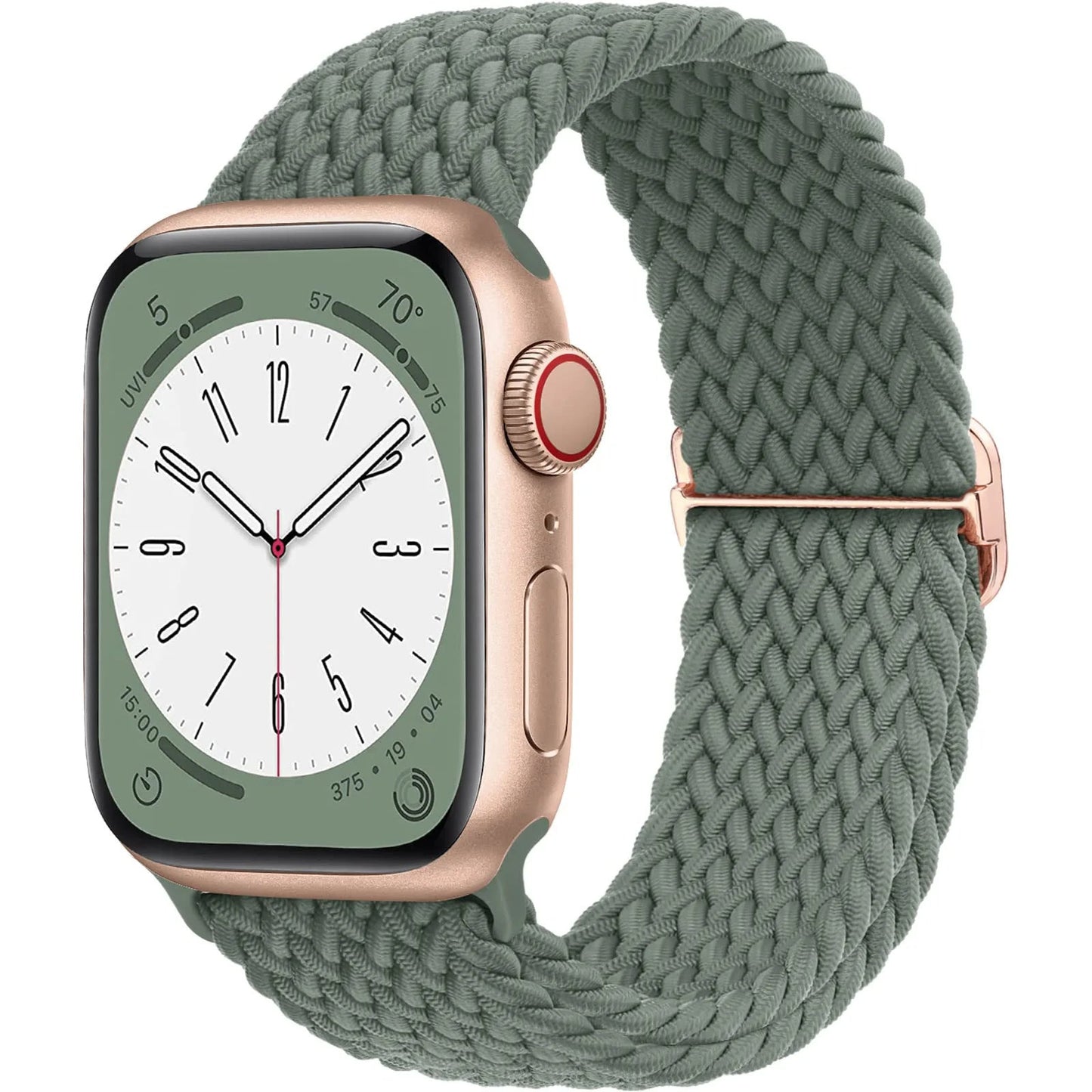 Braided Solo Loop Strap For Apple watch band 44mm 40mm 49mm 45mm 41mm Elastic Nylon bracelet iWatch series 8 3 se 6 7 Ultra 2 9 luxecrown.co.uk