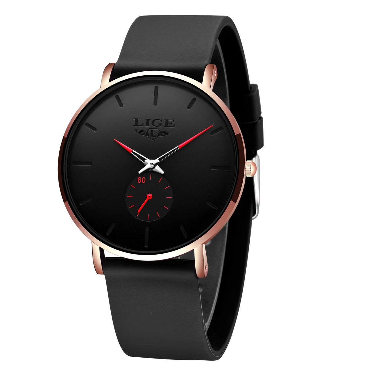 LIGE New Fashion Mens Watches Top Brand Luxury Sport Waterproof Simple Ultra-Thin Watches Men Quartz Clock Relogio Masculino+Box luxecrown.co.uk