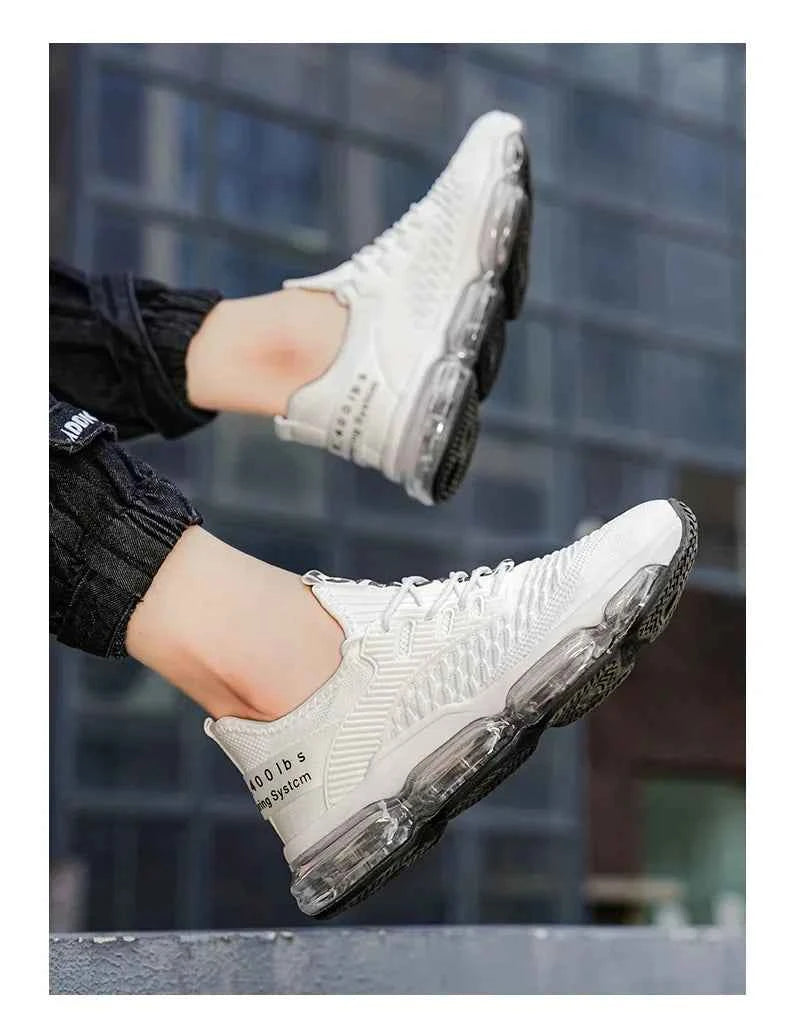 Shock Absorption Running Shoes Breathable Mesh Upgraded Version Summer New Style for Teenagers Sports Sneakers Comfortable Slip-