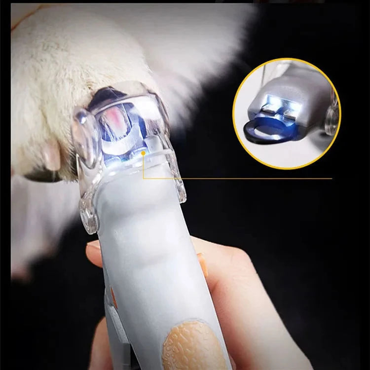 Professional Pet Nail Clipper Scissors With LED Light Cat Dog Nail Clipper Tool Scissors Nail Toeclaw Cutter Scissors Pet Supply luxecrown.co.uk
