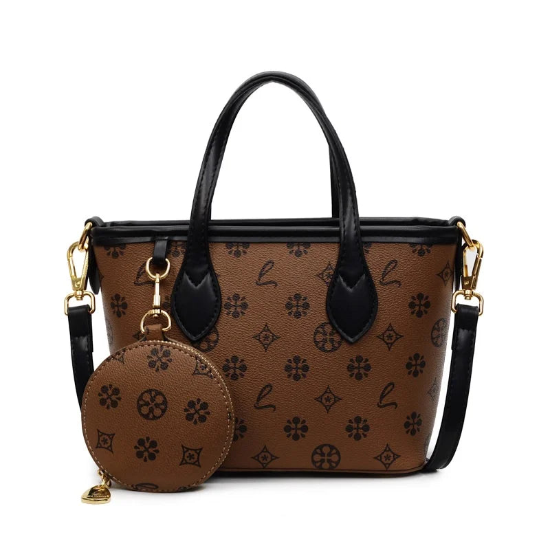 Women Luxury High End Leather Tote Bag Fashion Elegant Shoulder Handbag Classic Crossbody Daily Commuter Look luxecrown.co.uk