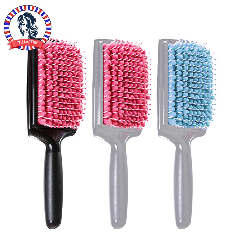Women's Hair Dryer Comb Microfiber Bristles Quick Absorbent Drying Brush Hair Care Protection