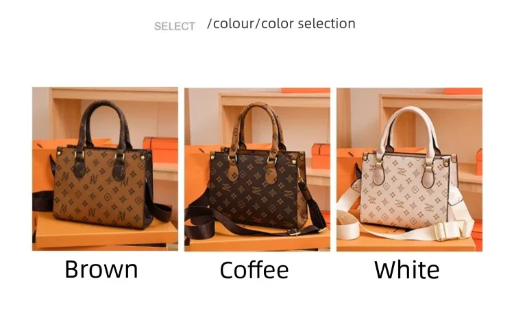 Elegant Retro Women's Tote Bag Single Shoulder Crossbody Bag Floral Print Ladies Handbag Luxury Texture Commuter Messenger Bag luxecrown.co.uk