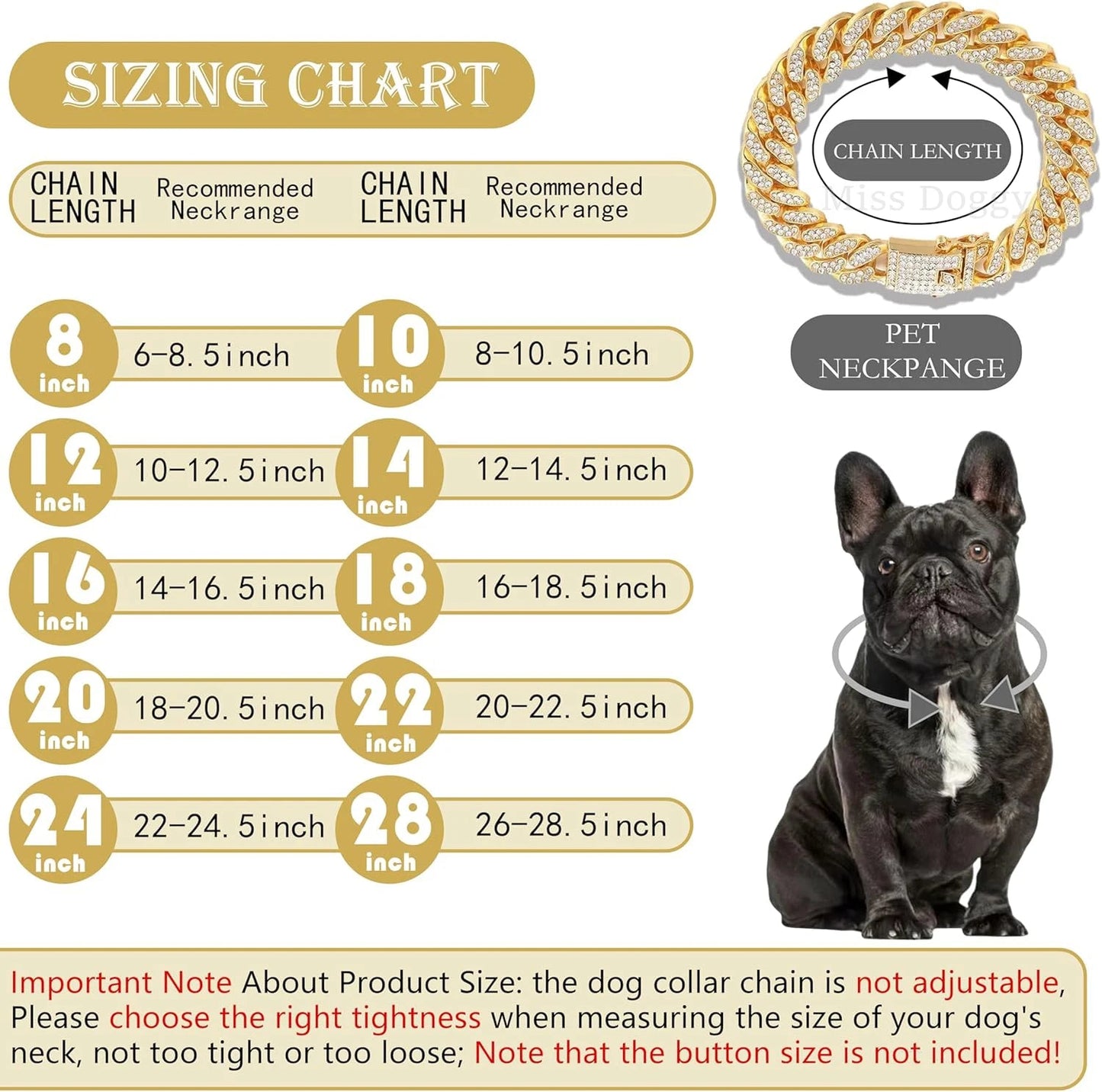 Fashion Jewelry Accessories Gold Cuban Chain Cat Collar Luxury Crystal Rhinestone Pet Kitten Necklace for Cats luxecrown.co.uk