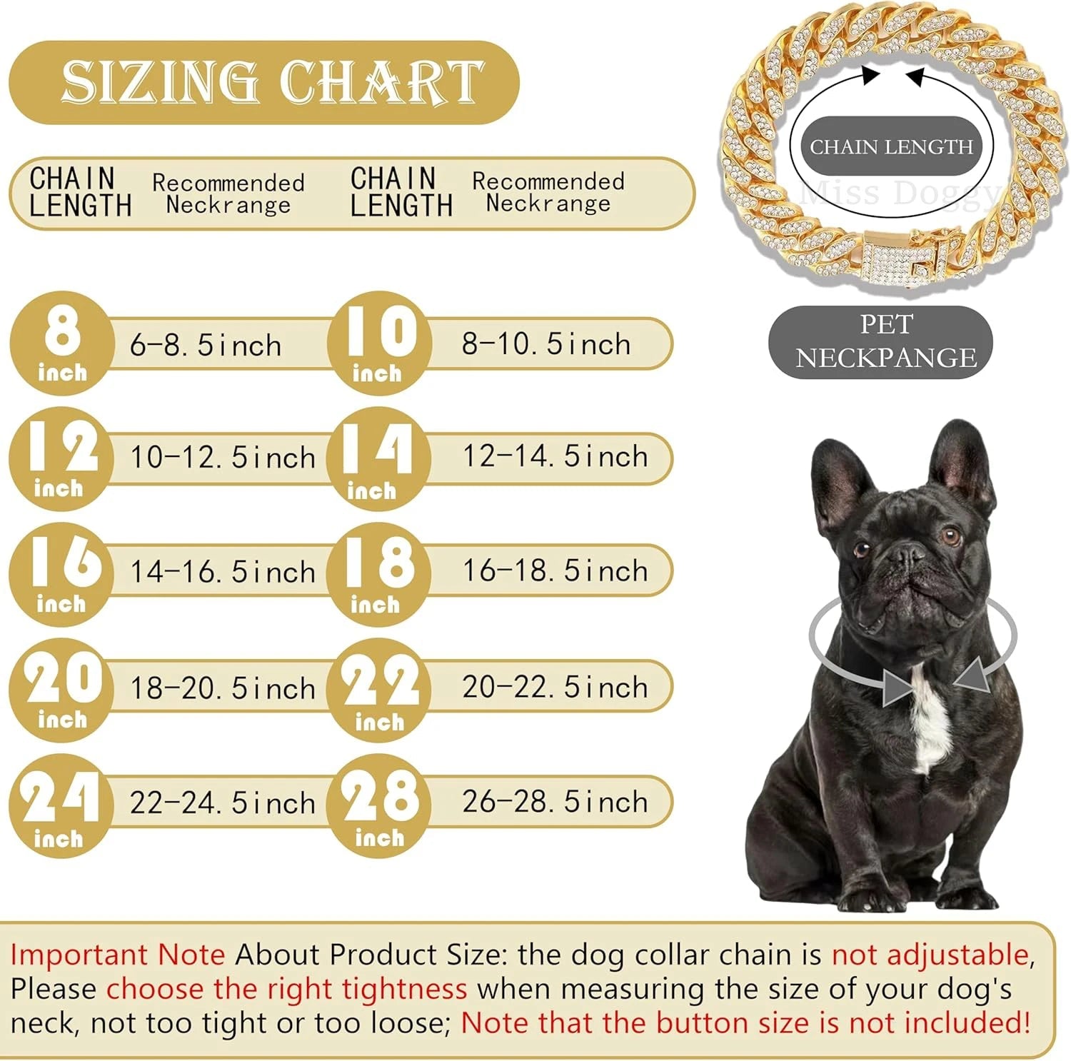 Fashion Jewelry Accessories Gold Cuban Chain Cat Collar Luxury Crystal Rhinestone Pet Kitten Necklace for Cats luxecrown.co.uk