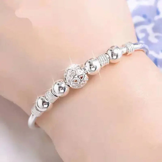 charms 925 sterling silver Luxury lucky Beads bracelets Bangles for women fashion classic party wedding jewelry Adjustable Streetsharks