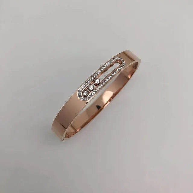 Luxury Stainless Steel lucky beads Bracelet&Bangle Fashion Men's&woman Jewelry Classic high quality brand Bracelet couple gifts Streetsharks