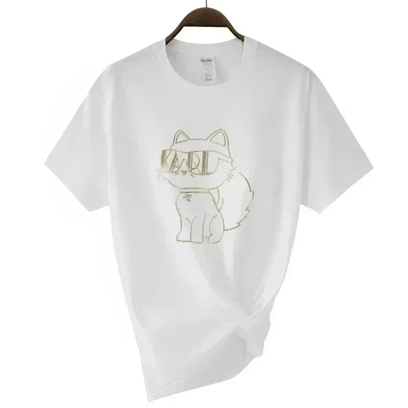 Summer Elegant Women's Clothing Designer T-Shirt Men's Cotton Tshirt Designer O-Neck Luxury Short Sleeve Top Classic T Shirt Streetsharks