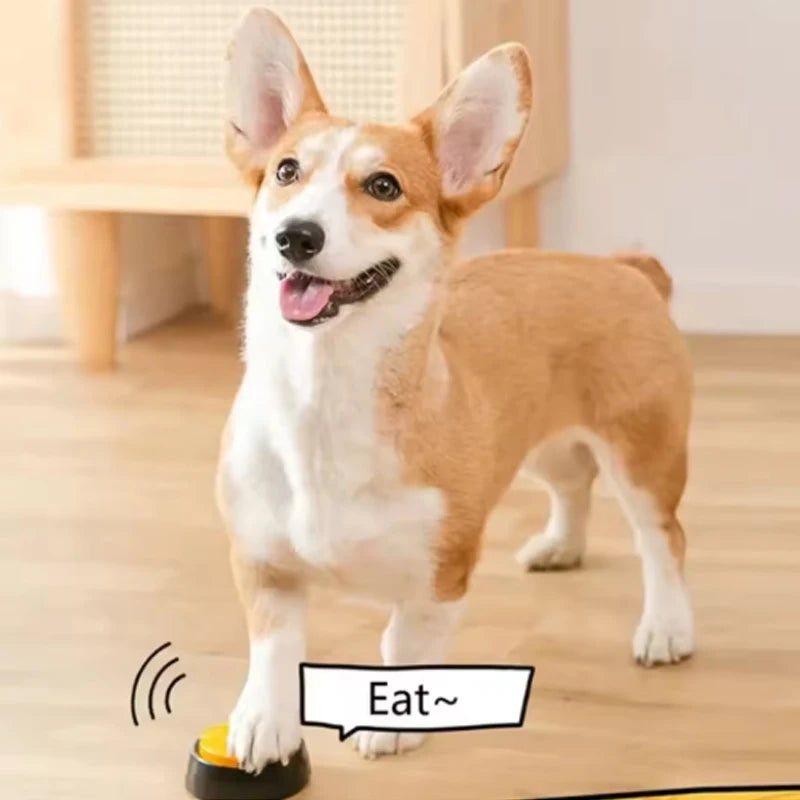 Dog Toys Funny Dog Recordable Pet Toys Talking Pet Starters Pet Speaking Buttons Portable Cute Pet Supplies luxecrown.co.uk