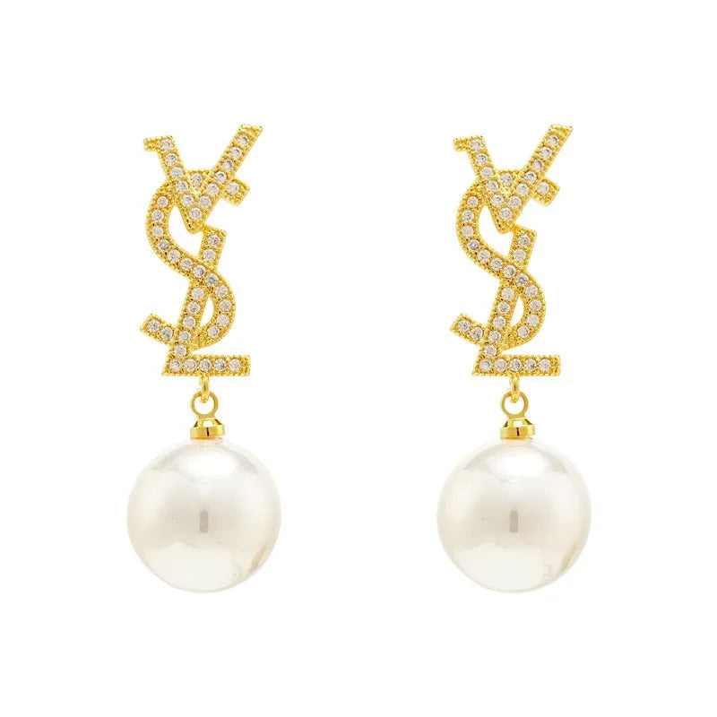 Luxury Brand Gold Color Matte Texture Metal Retro Earrings For Women Girls Fashion Party Trend Party Jewelry Gifts Earrings 2024 Streetsharks