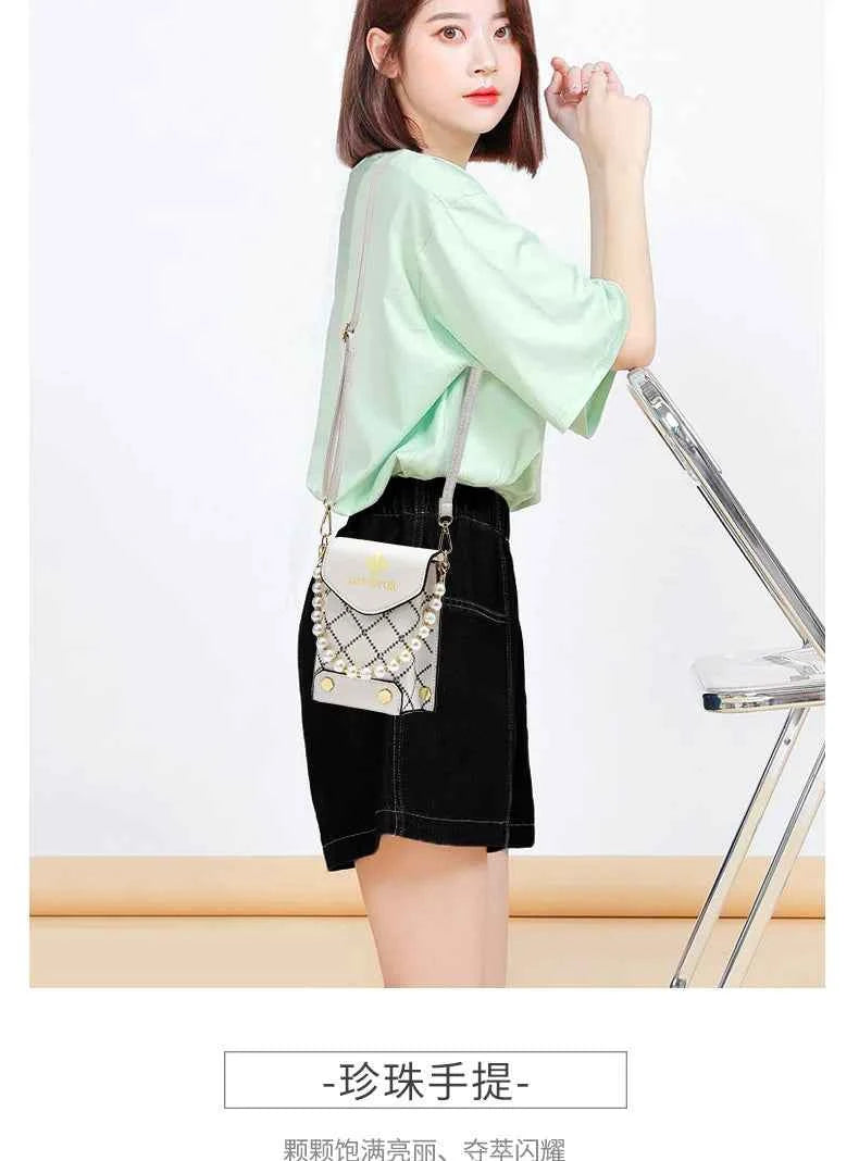 New Autumn PU Leather Women's Handbag Cell Phone Wallet Fashion Portable Shoulder Bag Hundred Simple Mini Small Bag Bolso Mujer