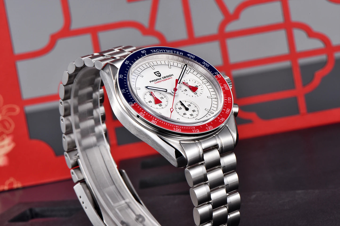 2025 New PAGANI DESIGN Moon Men's Watches Top Luxury Quartz Watch Man VK63 Chronograph Wristwatch AR Sapphire Mirror Waterproof