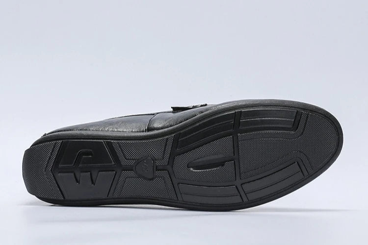 Summer men's loafers soft soled men's leather shoes comfortable driving shoes luxecrown.co.uk