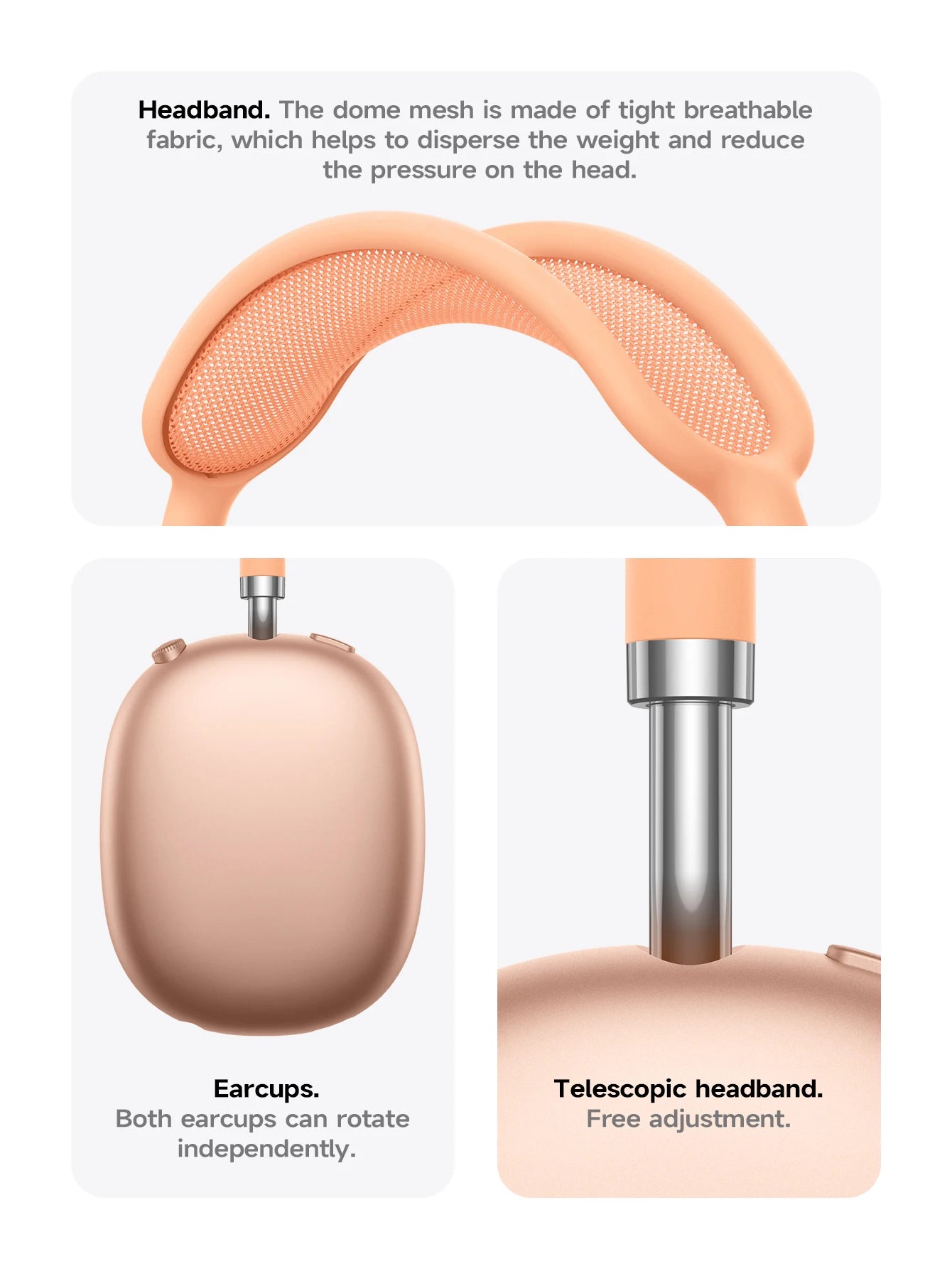 HOCO W65 Plus: Over-Ear ANC Headphones, AirPods Max Style