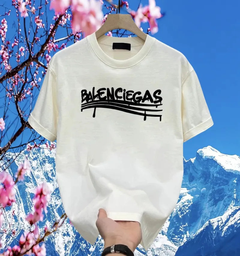 Hot Selling Loose and Comfortable Cotton T-shirts  Luxurious and Fashionable for Both Men and Women in Summer Streetsharks