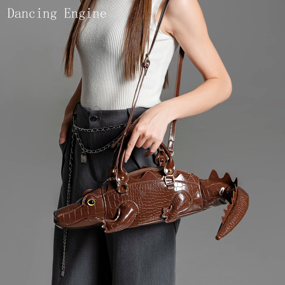 Purses and handbag luxury Designer Women's bag Purse pu leather high quality handmade handbags funny Shape Shoulder bag luxecrown.co.uk