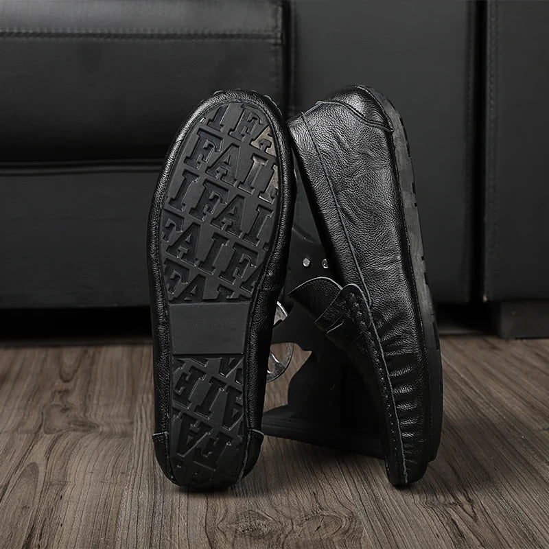 100% Top-Grain Loafers with Elegant Design for Business and Casual Settings  Men’s Stylish Fashionable Slip-On Design luxecrown.co.uk