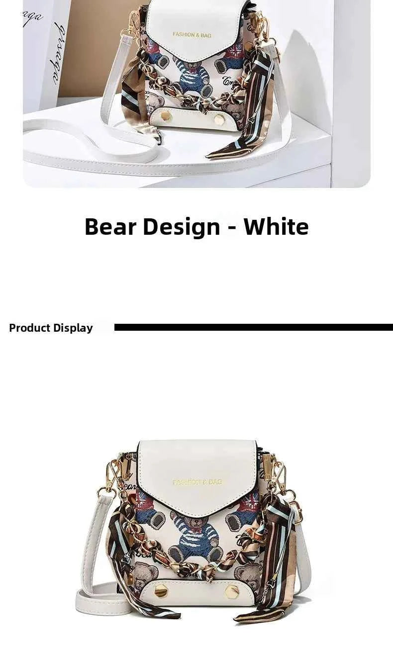 New Faion Women's Mobile Phone Menger Bag Pur Double oulder Bag PU Leather No Brand Registered Trademark