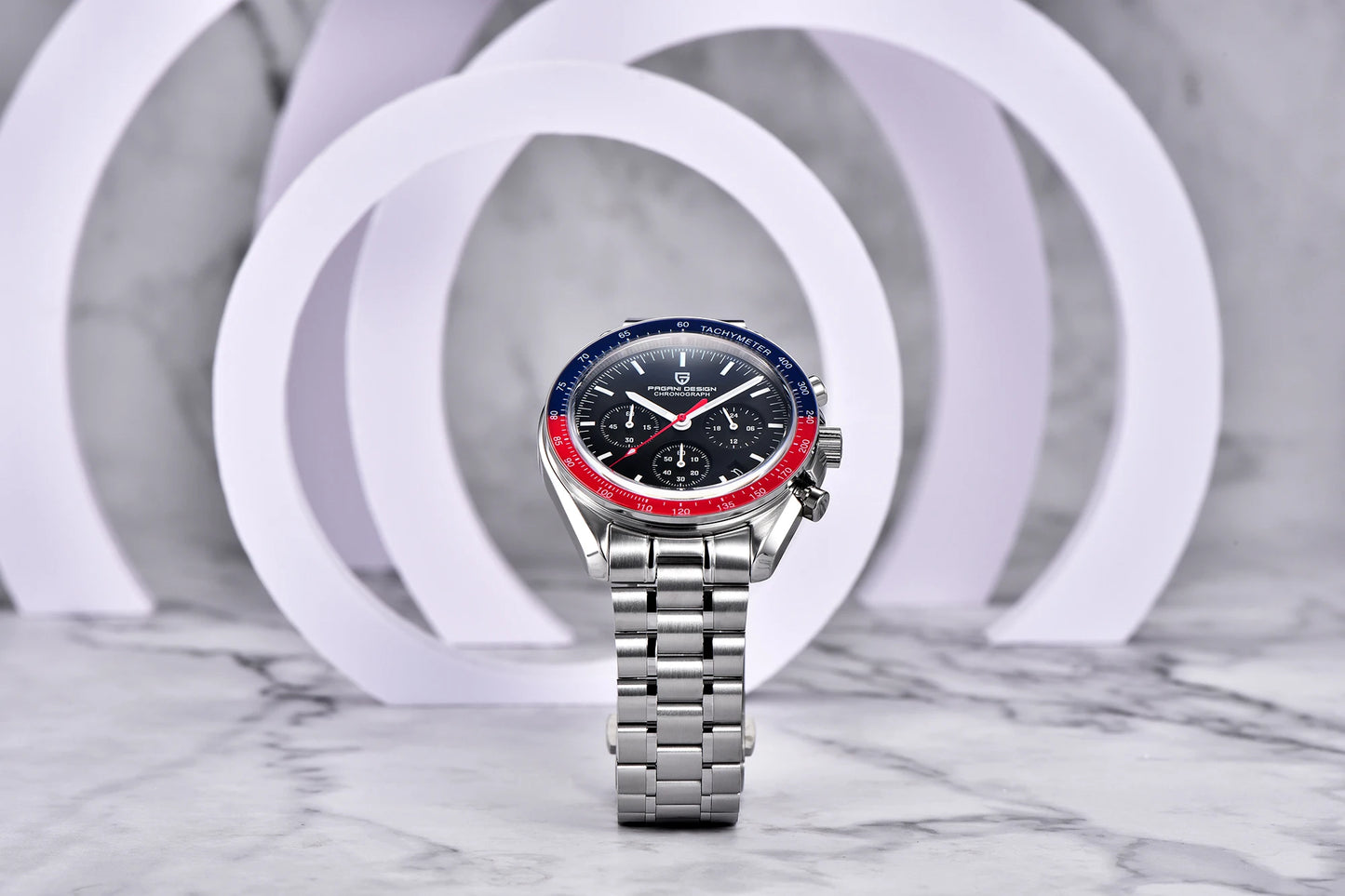 2025 New PAGANI DESIGN Moon Men's Watches Top Luxury Quartz Watch Man VK63 Chronograph Wristwatch AR Sapphire Mirror Waterproof