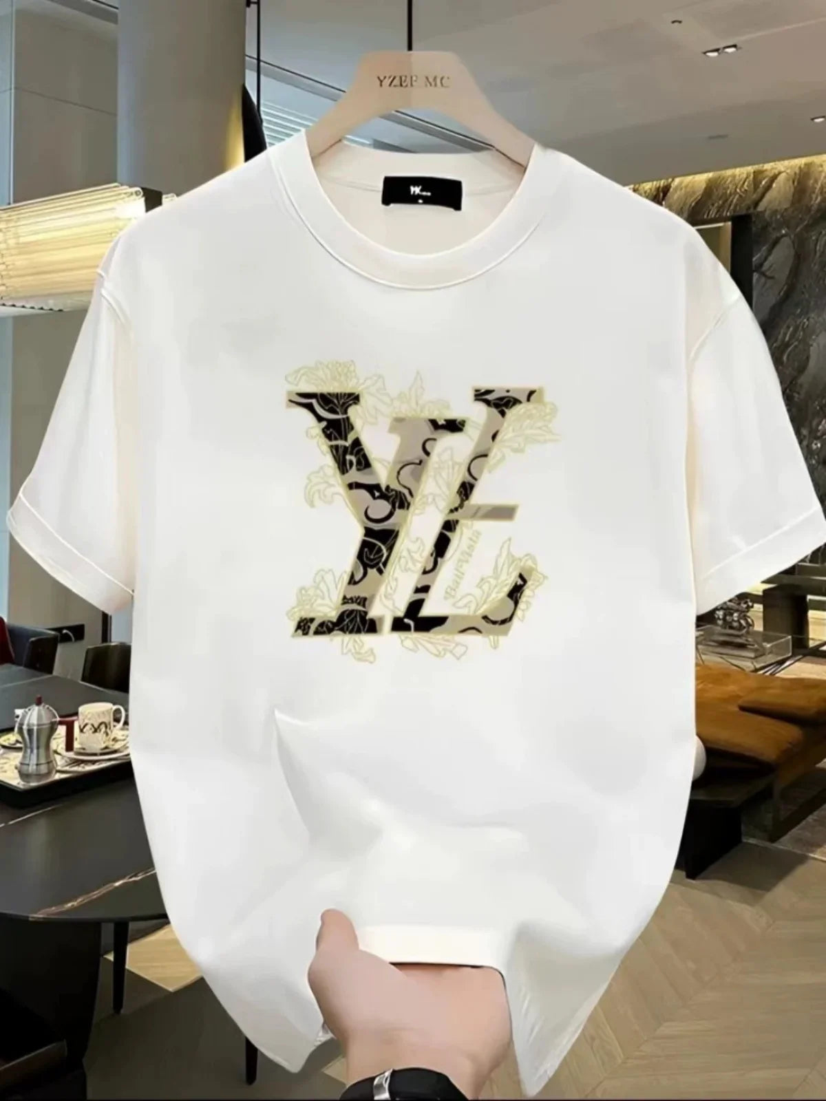 Camiseta estampada de manga corta para hombre camisa de moda de verano Harajuku 2024 Streetsharks