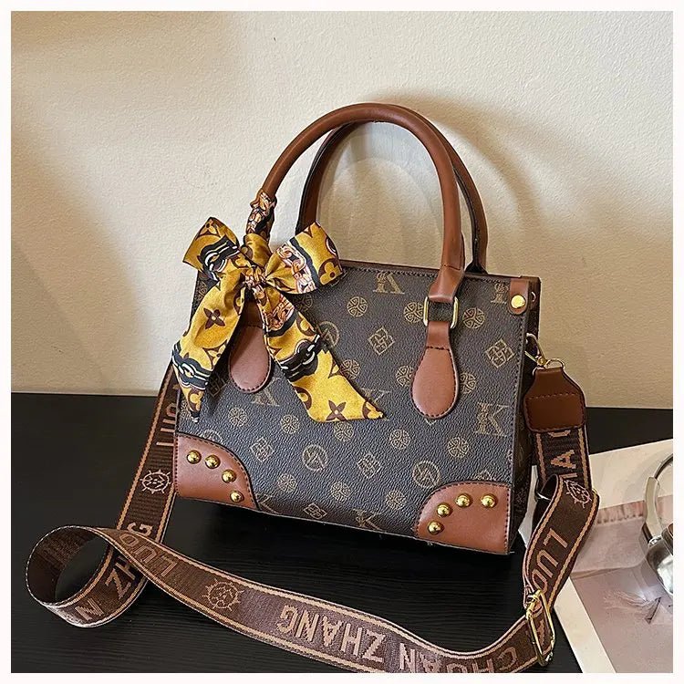 Trendy Designer Square Satchels For Women Textured Original Retro Diaper Bag Crossbody Shoulder Bag Effortlessly Stylish luxecrown.co.uk