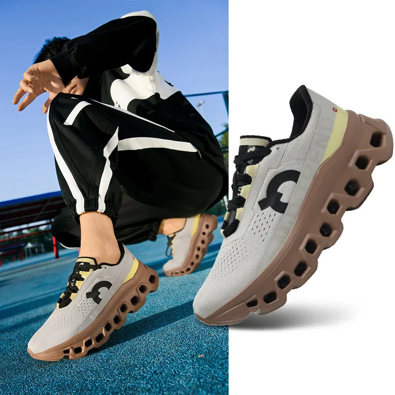 2026 Air Cushion Running Shoes Jogging Marathon Men Sports Breathable Lightweight Women's Comfortable Nonskid Leisure Sneakers luxecrown.co.uk