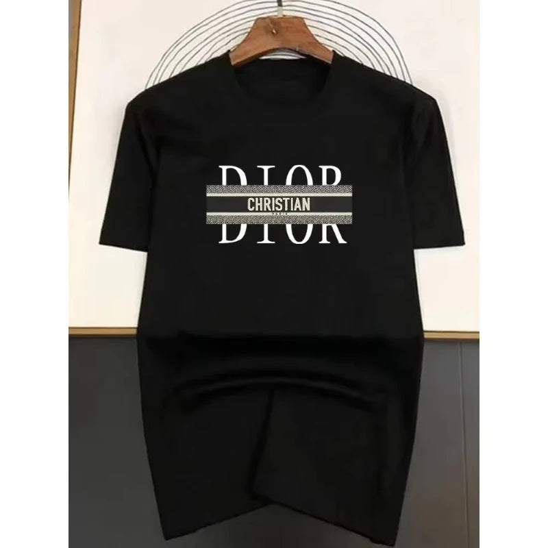 Spring_Summer 2026 Puls Size Cotton Short Sleeve T Shirt Luxury Print T-shirt Tops Trend High Quality Streetwear Clothes Unisex luxecrown.co.uk