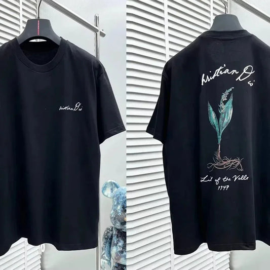 2025 Classic High Quality Men T-shirt Brand Short Sleeve Tshirt Clothing Designer Tee Luxury Women Cotton T Shirt Summer Tops Streetsharks